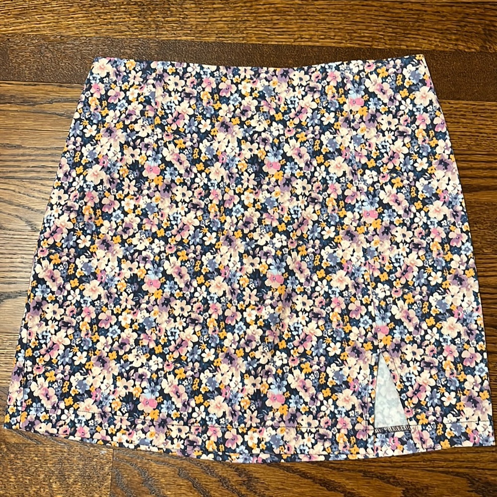 Target Wild Fable Floral Print Pencil Mini Skirt